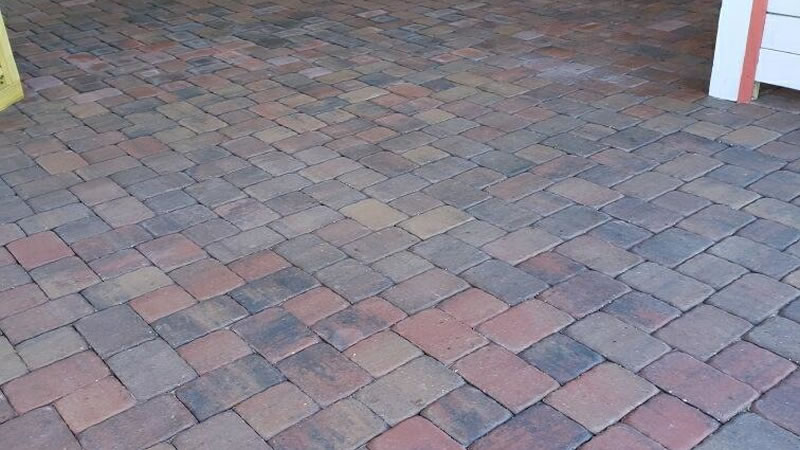 Pavers After Sealing