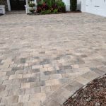 Photo Of Brick Paver Driveway After Cleaning and Sealing