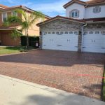 Photo Of Brick Paver Driveway After Cleaning and Sealing