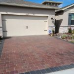 Photo Of Brick Paver Driveway After Cleaning and Sealing