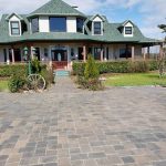 Photo Of Brick Paver Driveway After Cleaning and Sealing